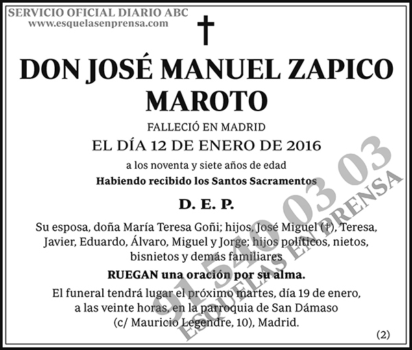José Manuel Zapico Maroto